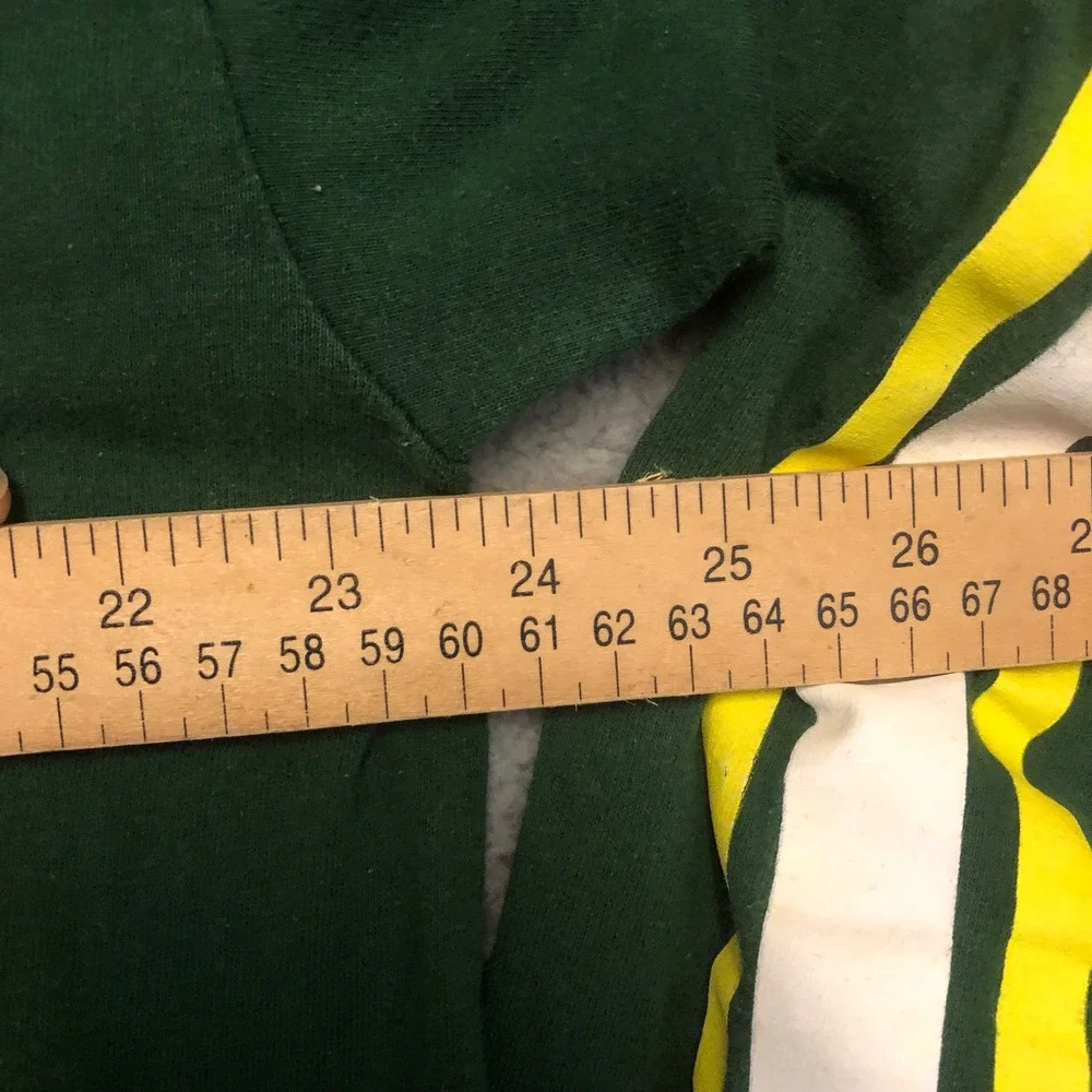 Vtg Nike Oregon Ducks Center Swoosh Check Football Long Sleeve‎ Green XL NCAA